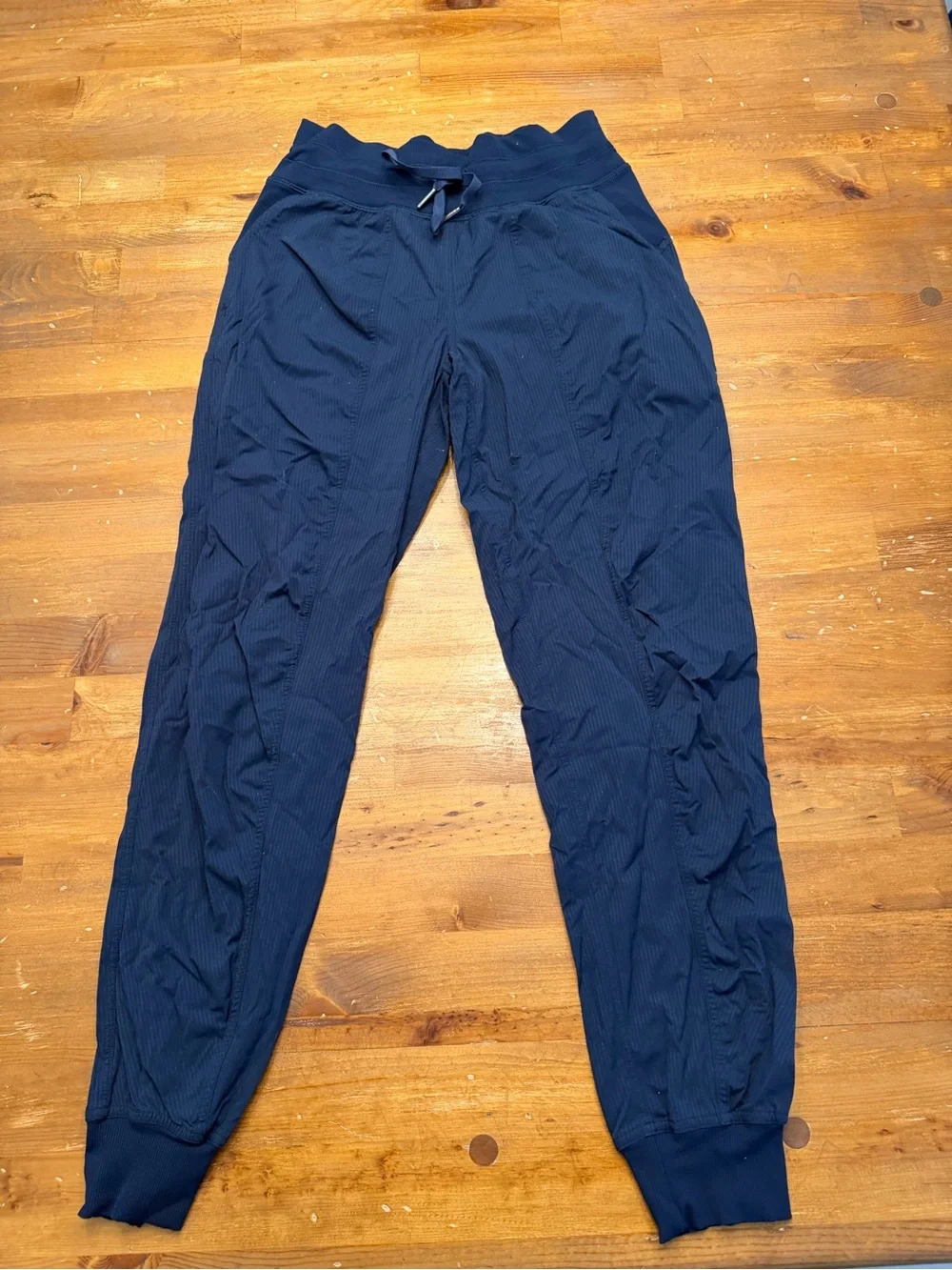 Two Lululemon Dance Studio Pants Black and Blue